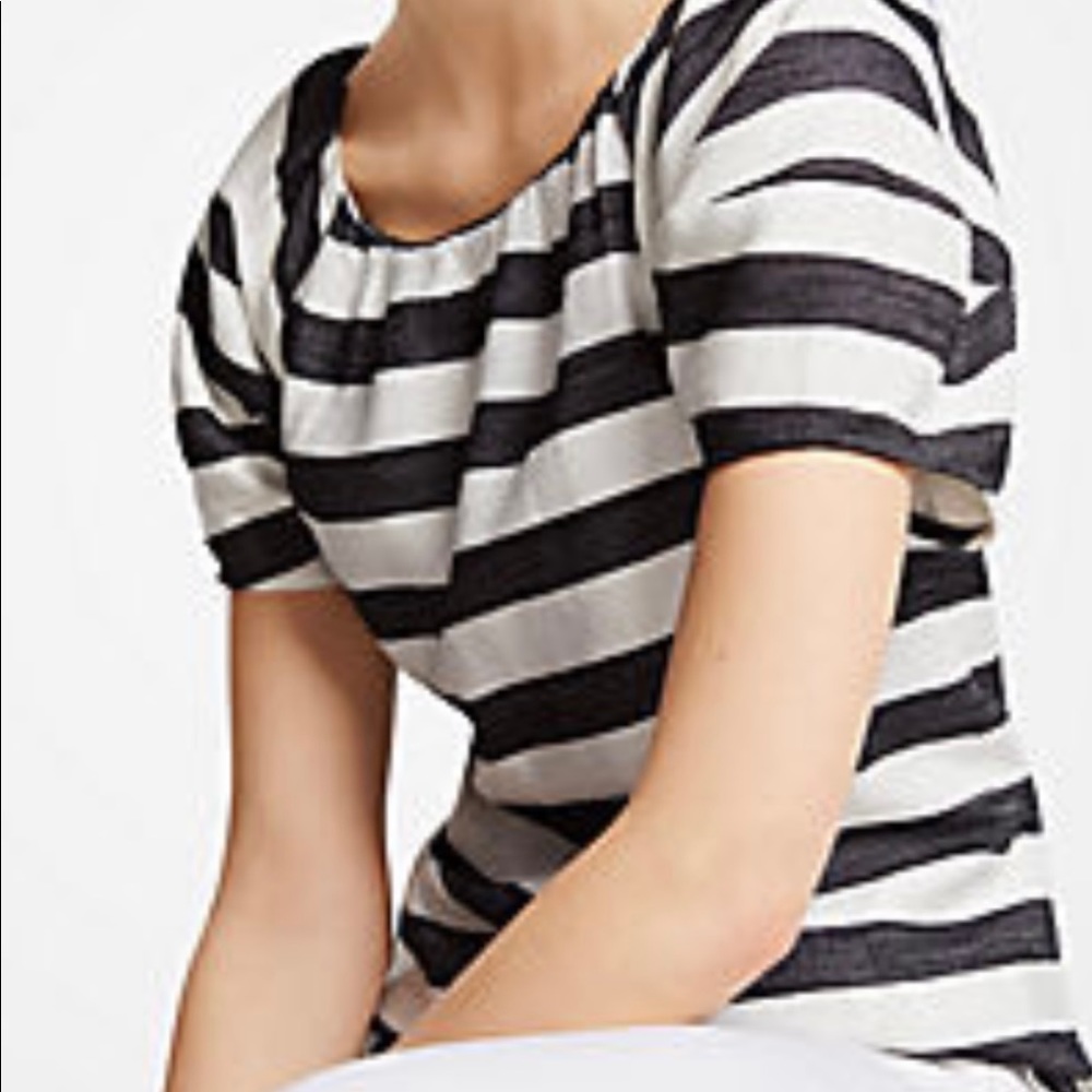 New Ann Taylor lantern sleeve blouse NWOT